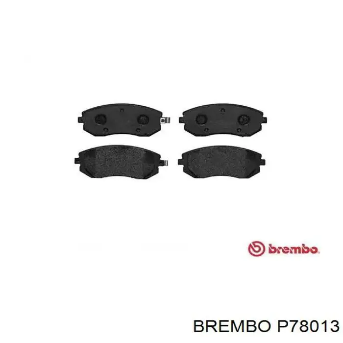 P78013 Brembo pastillas de freno delanteras