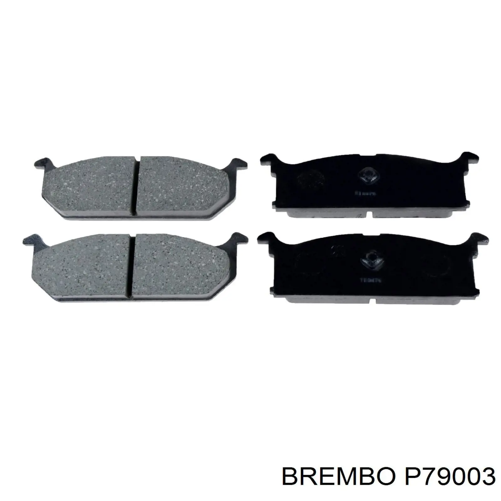 P79003 Brembo pastillas de freno delanteras