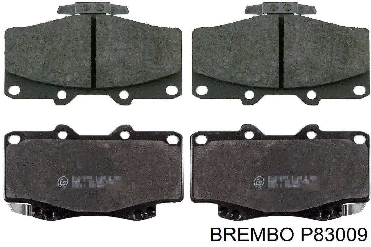 P83009 Brembo pastillas de freno delanteras