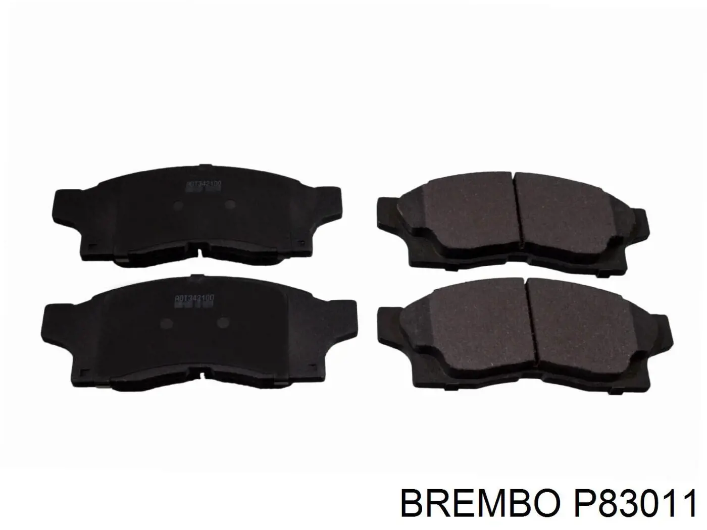 P83011 Brembo pastillas de freno delanteras