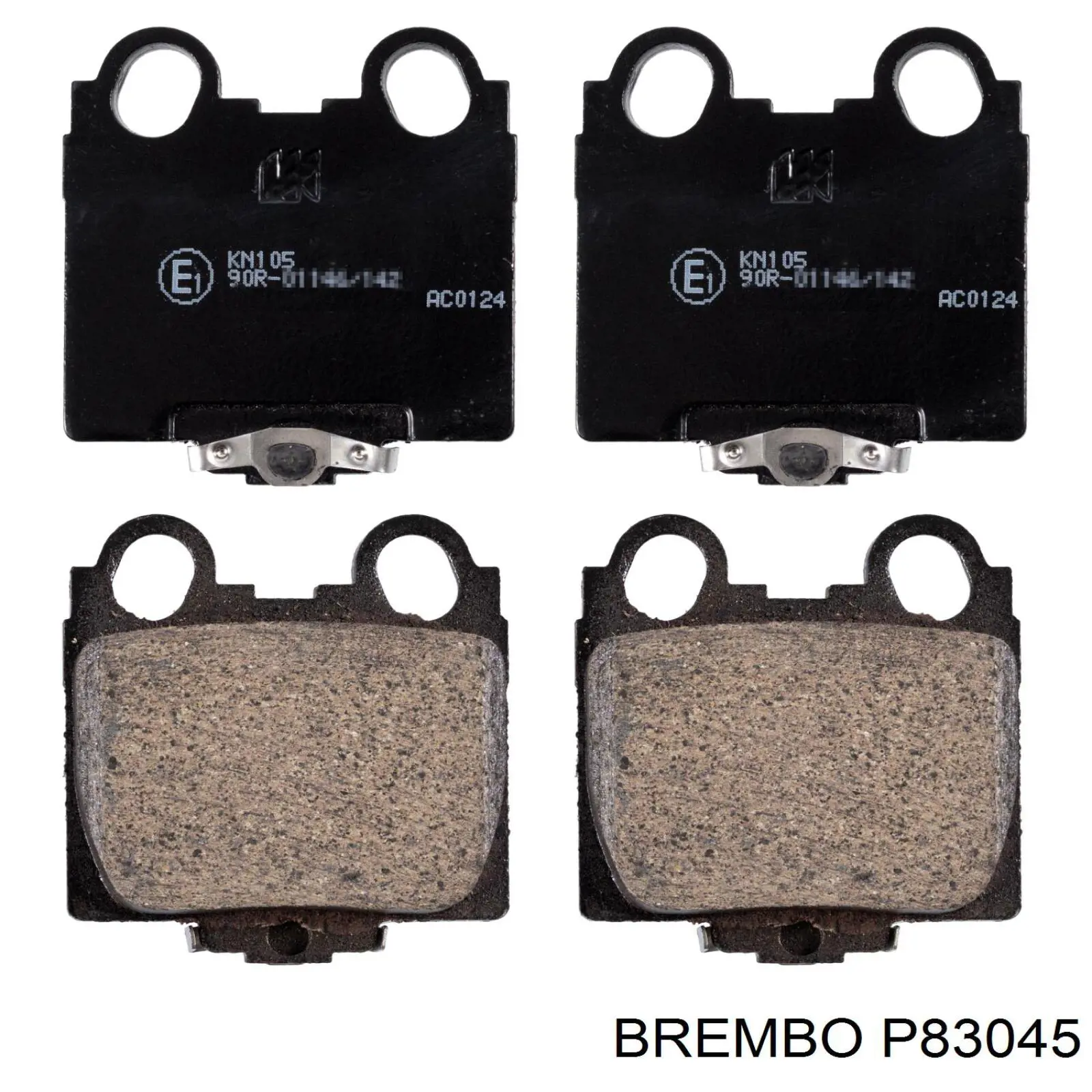 P83045 Brembo pastillas de freno traseras