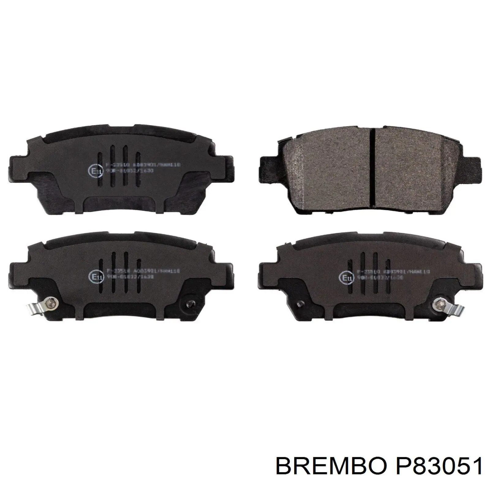 P83051 Brembo pastillas de freno delanteras