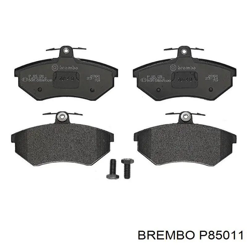 P85011 Brembo pastillas de freno delanteras