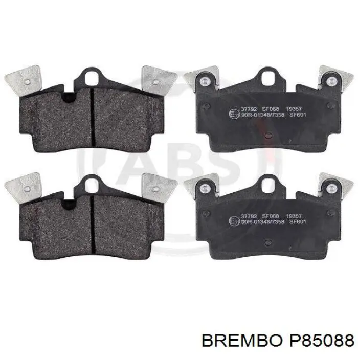 P85088 Brembo pastillas de freno traseras