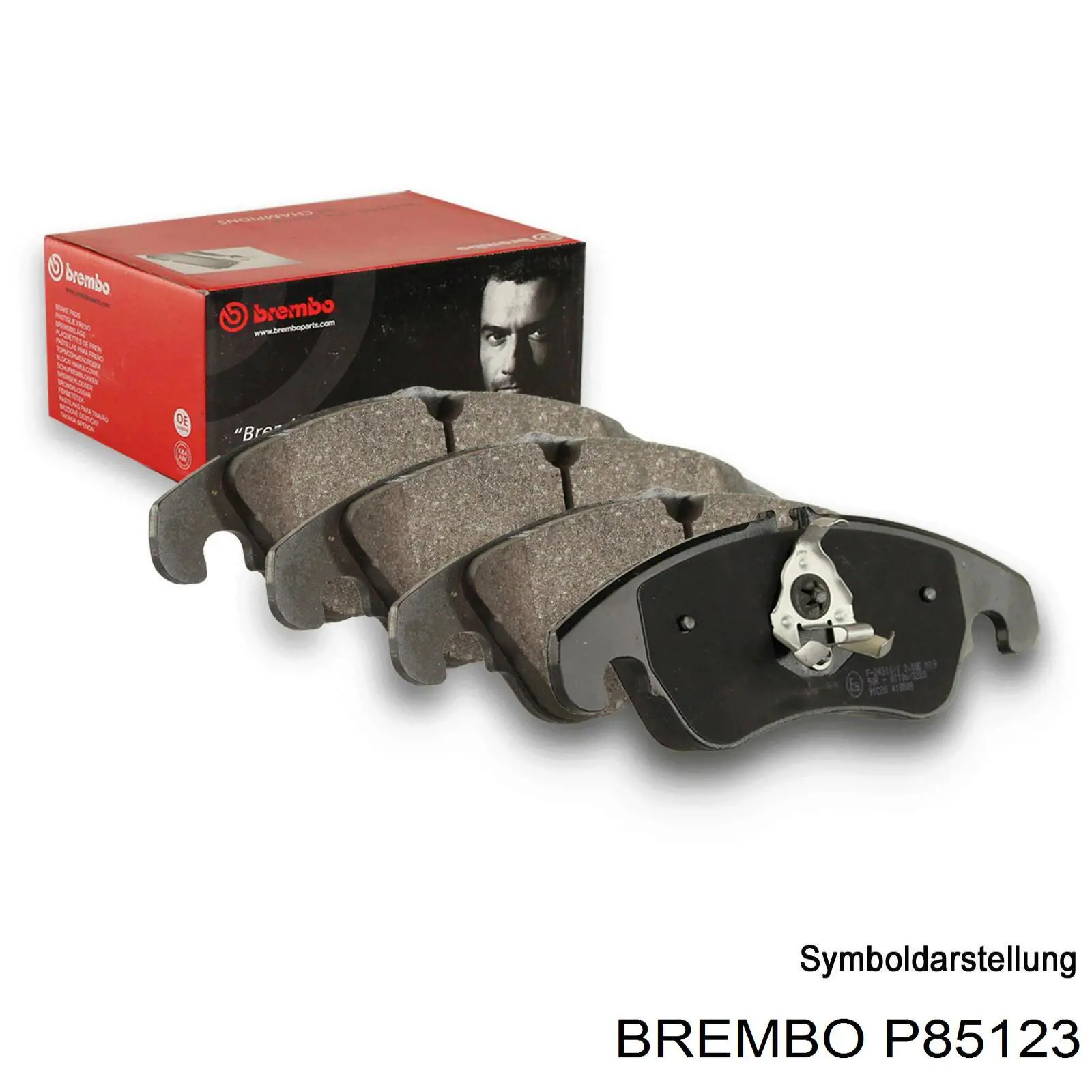 P85123 Brembo pastillas de freno delanteras