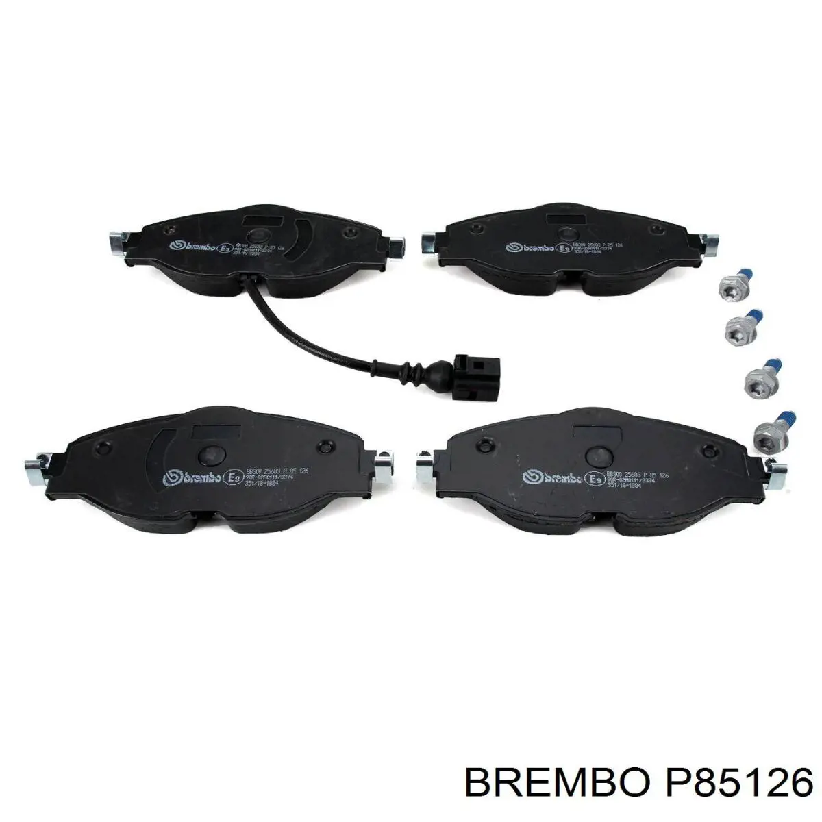 P85126 Brembo pastillas de freno delanteras