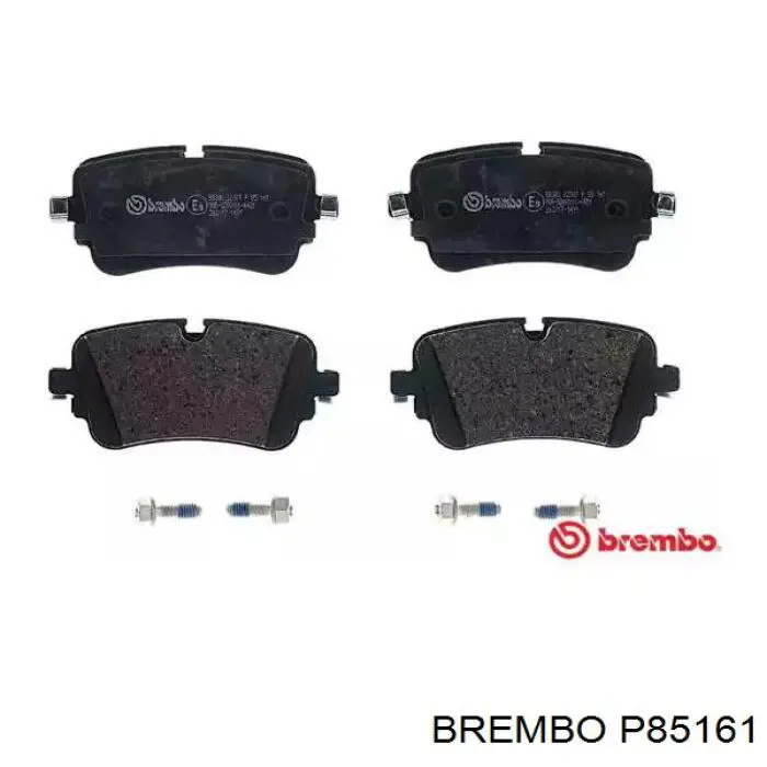 P85161 Brembo pastillas de freno traseras