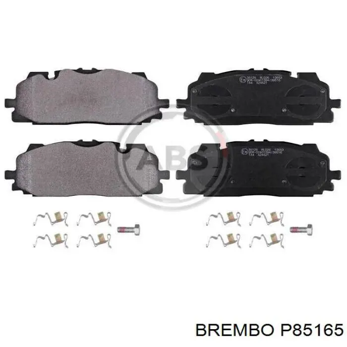 P85165 Brembo pastillas de freno delanteras