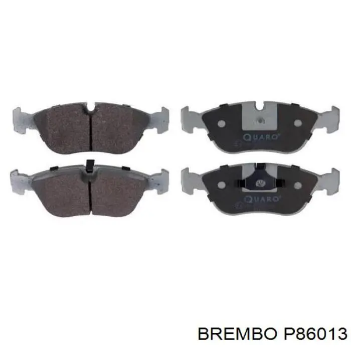 P86013 Brembo pastillas de freno delanteras