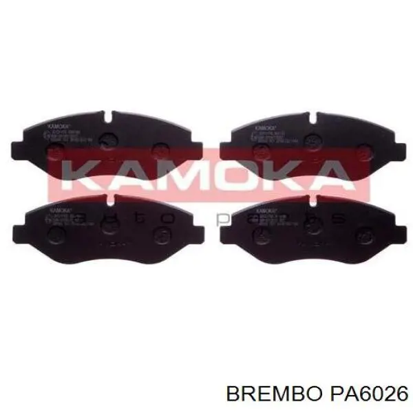 P A6 026 Brembo pastillas de freno delanteras