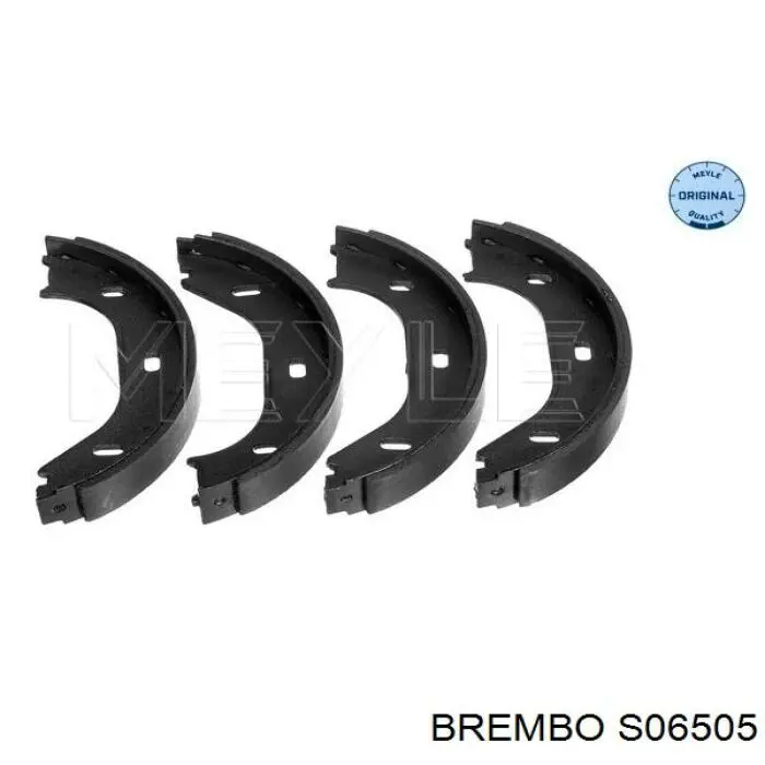 S 06 505 Brembo zapatas de frenos de tambor traseras