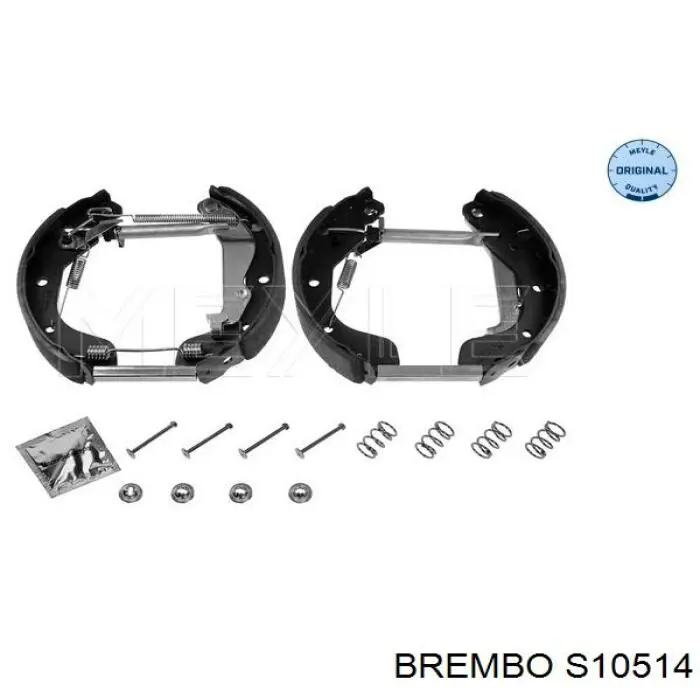 S10514 Brembo zapatas de frenos de tambor traseras