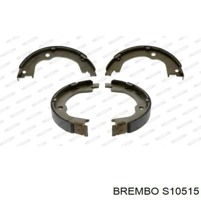 S 10 515 Brembo juego de zapatas de frenos, freno de estacionamiento