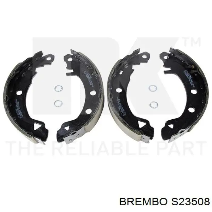 S 23 508 Brembo zapatas de frenos de tambor traseras