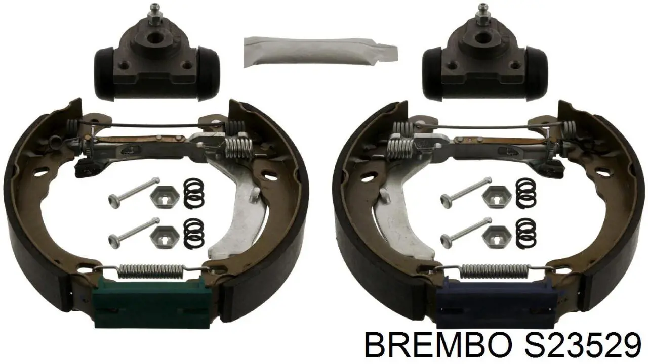 S 23 529 Brembo zapatas de frenos de tambor traseras