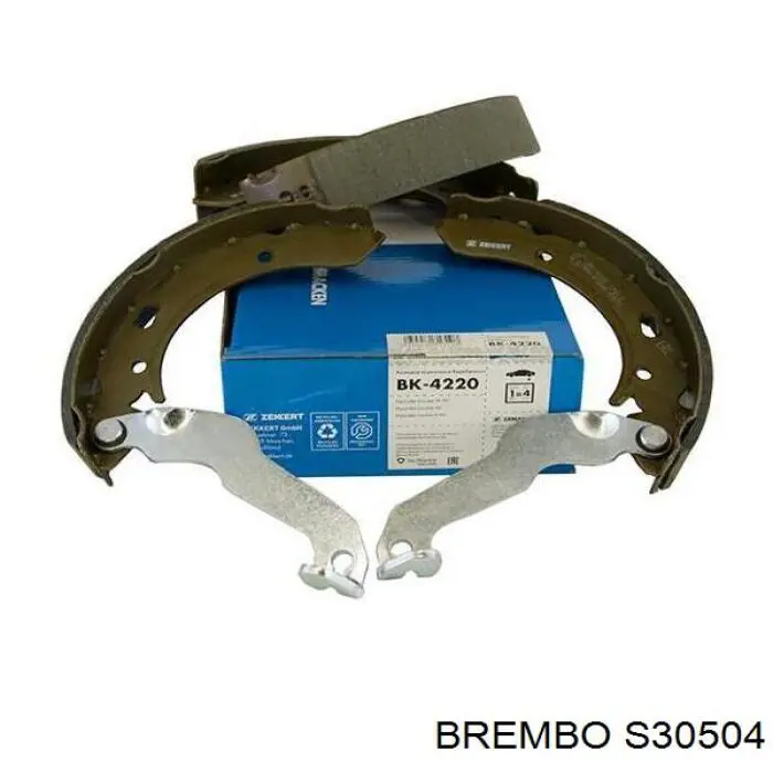 S 30 504 Brembo zapatas de frenos de tambor traseras