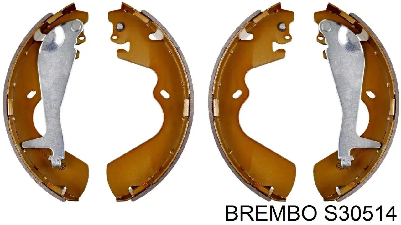 S 30 514 Brembo zapatas de frenos de tambor traseras