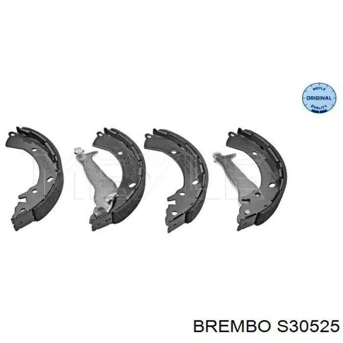 S 30 525 Brembo zapatas de frenos de tambor traseras