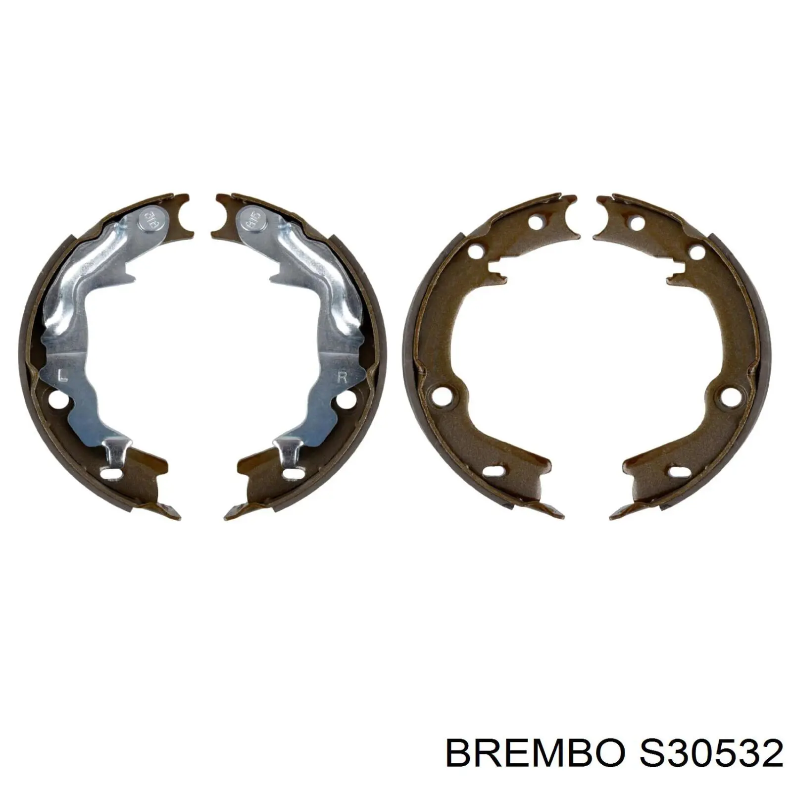 S 30 532 Brembo juego de zapatas de frenos, freno de estacionamiento