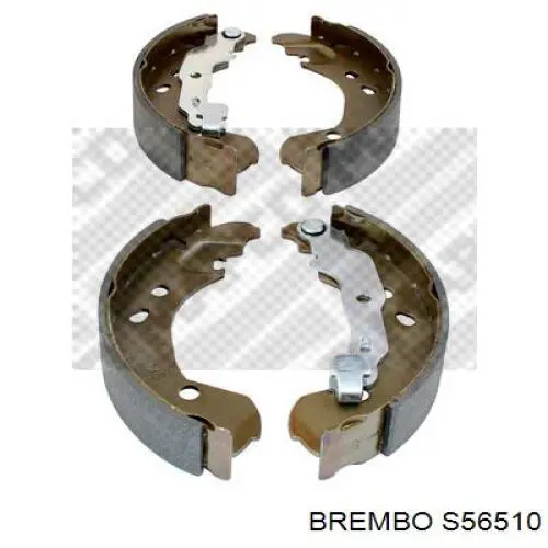 S56510 Brembo zapatas de frenos de tambor traseras