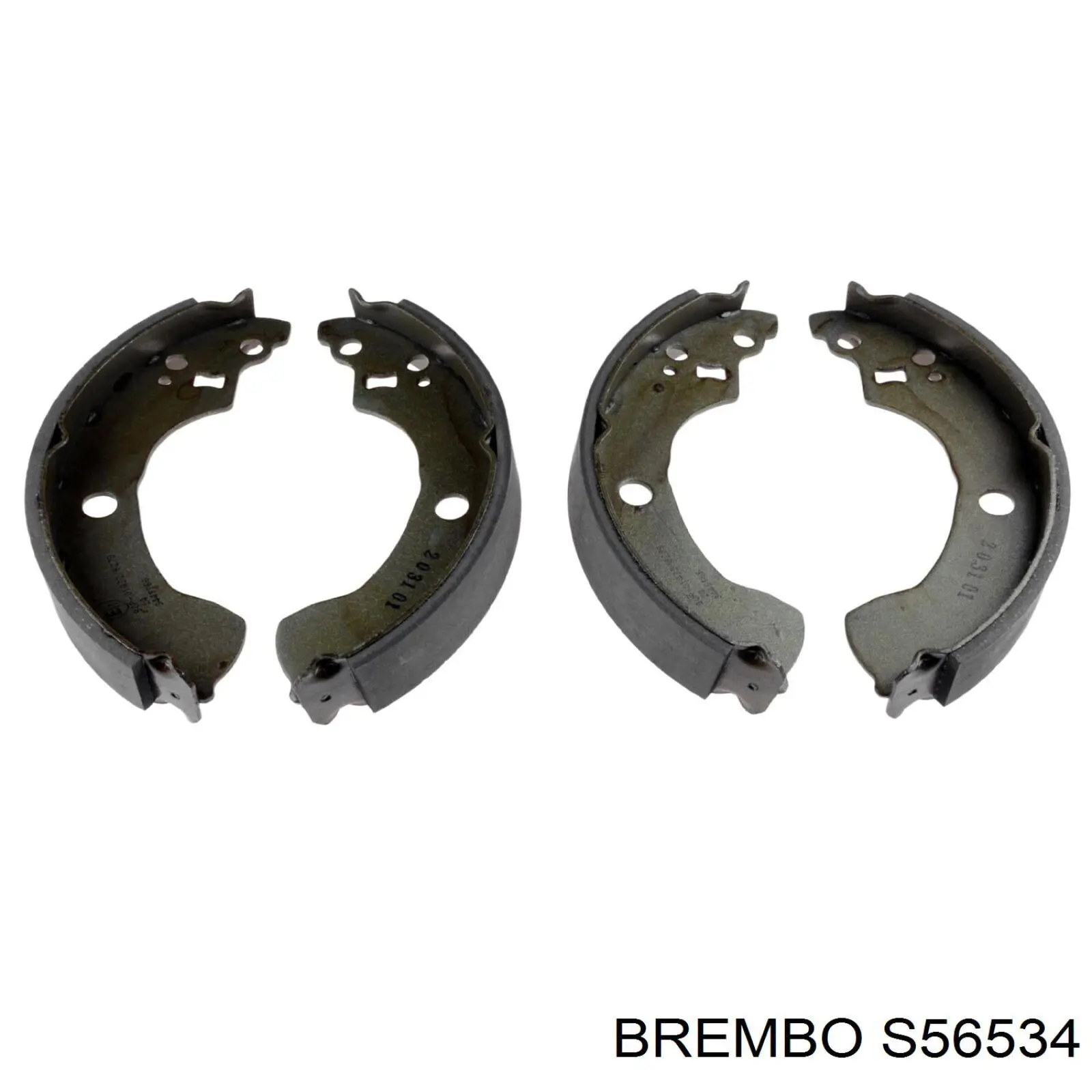 S 56 534 Brembo zapatas de frenos de tambor traseras