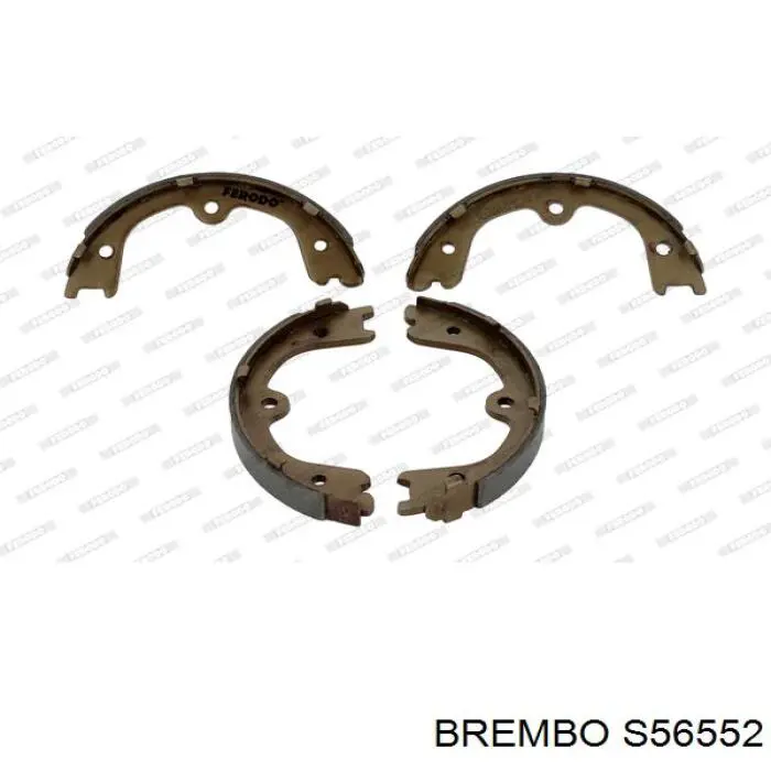 S 56 552 Brembo juego de zapatas de frenos, freno de estacionamiento