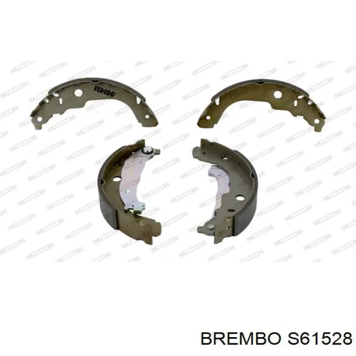 S61528 Brembo zapatas de frenos de tambor traseras