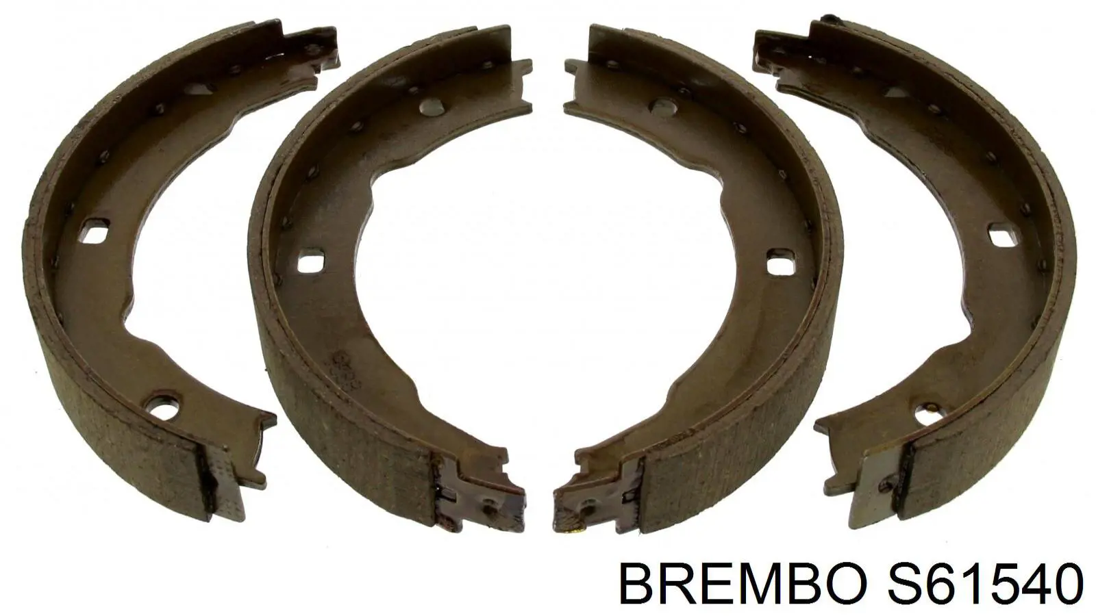 S61540 Brembo juego de zapatas de frenos, freno de estacionamiento