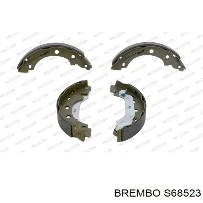 S68523 Brembo zapatas de frenos de tambor traseras