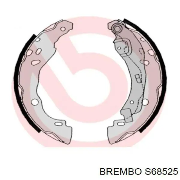 S68525 Brembo zapatas de frenos de tambor traseras