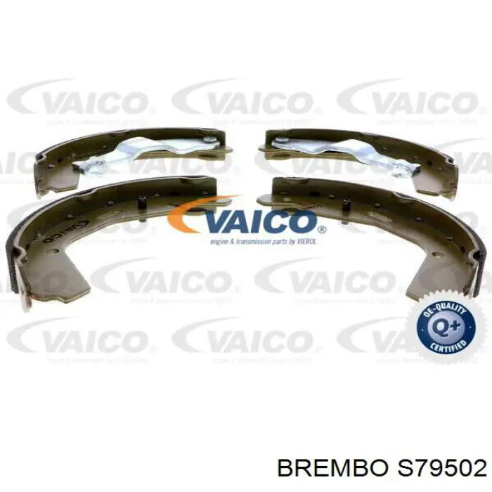 S 79 502 Brembo zapatas de frenos de tambor traseras