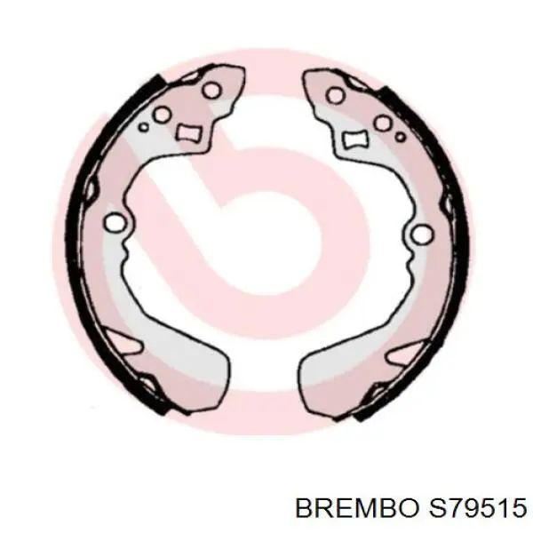 S79 515 Brembo zapatas de frenos de tambor traseras