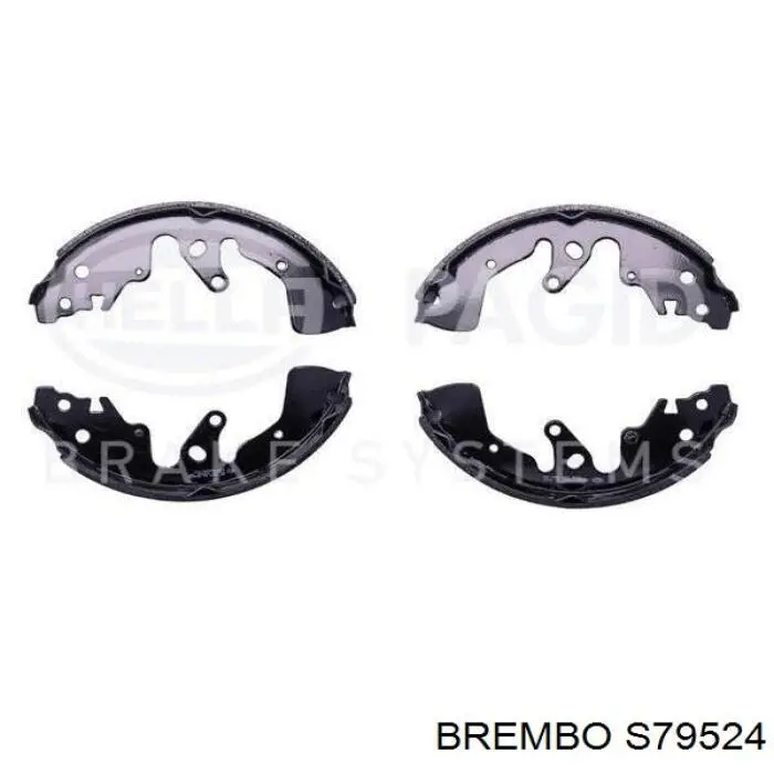 S79524 Brembo zapatas de frenos de tambor traseras