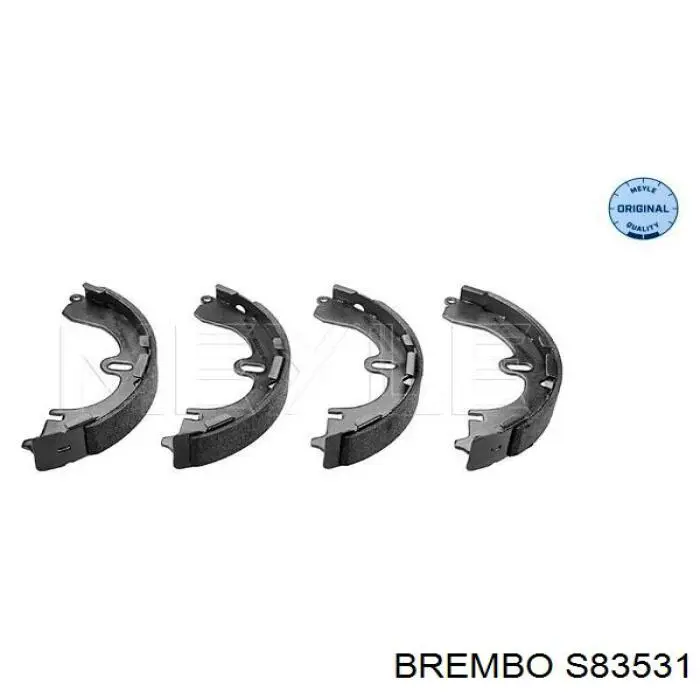 S 83 531 Brembo zapatas de frenos de tambor traseras