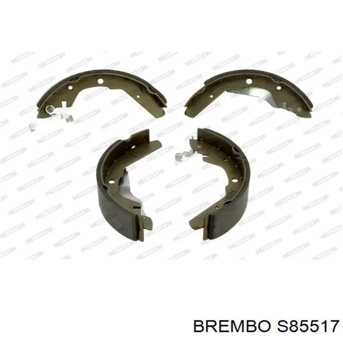 S85517 Brembo zapatas de frenos de tambor traseras