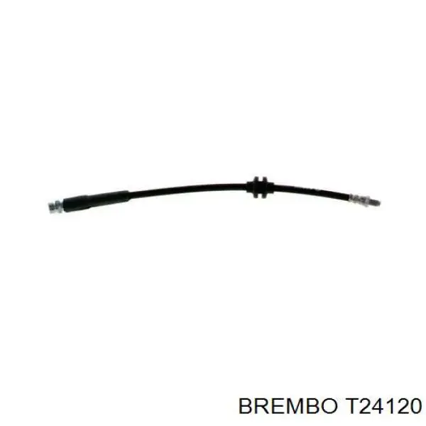 T24120 Brembo tubo flexible de frenos trasero