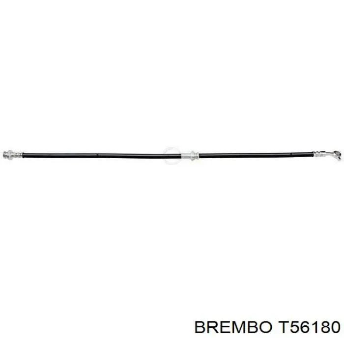 T56180 Brembo tubo flexible de frenos delantero derecho