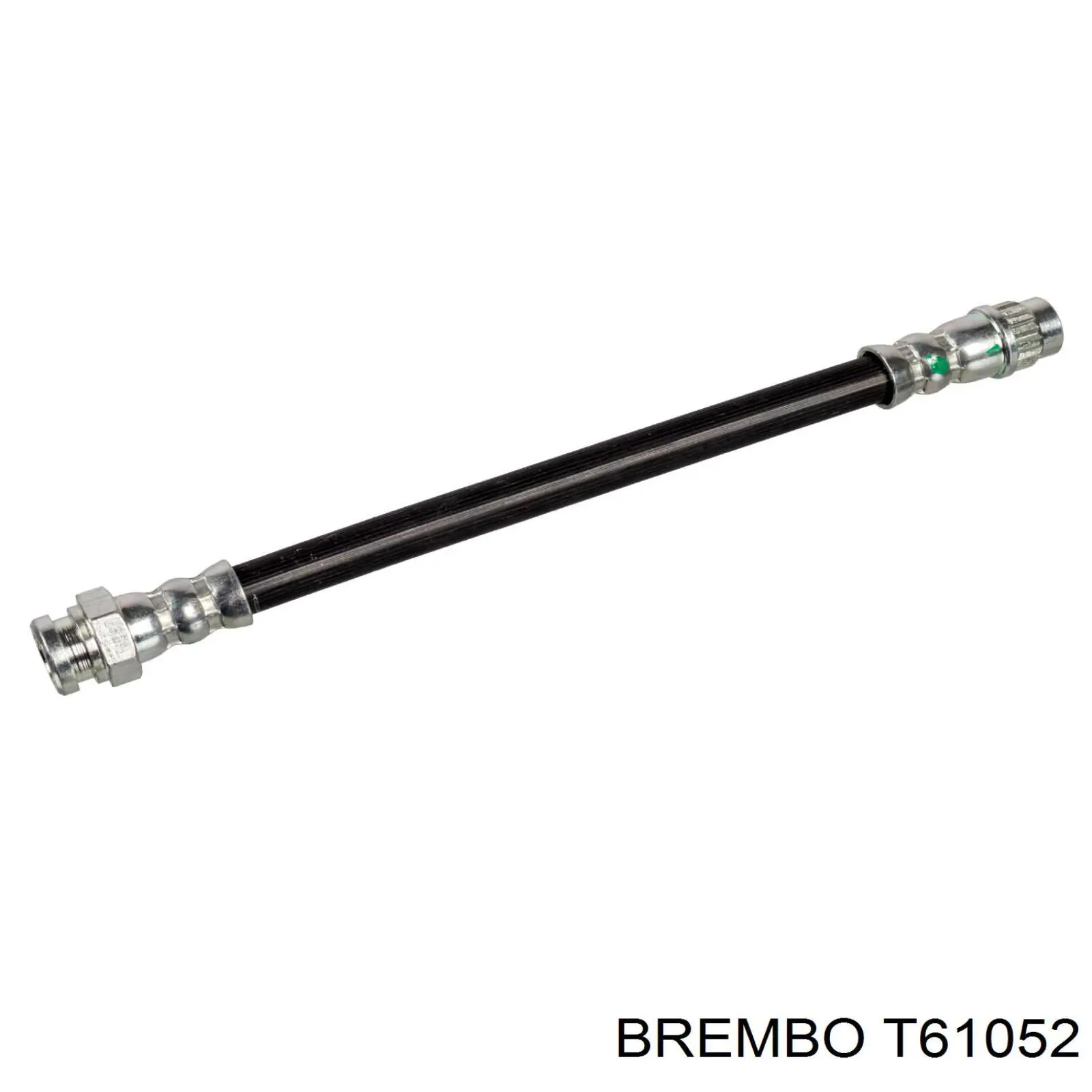 T61052 Brembo tubo flexible de frenos trasero