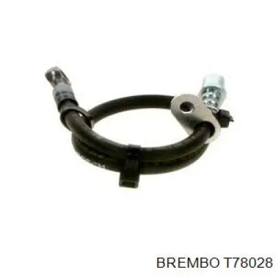 T78028 Brembo tubo flexible de frenos delantero izquierdo