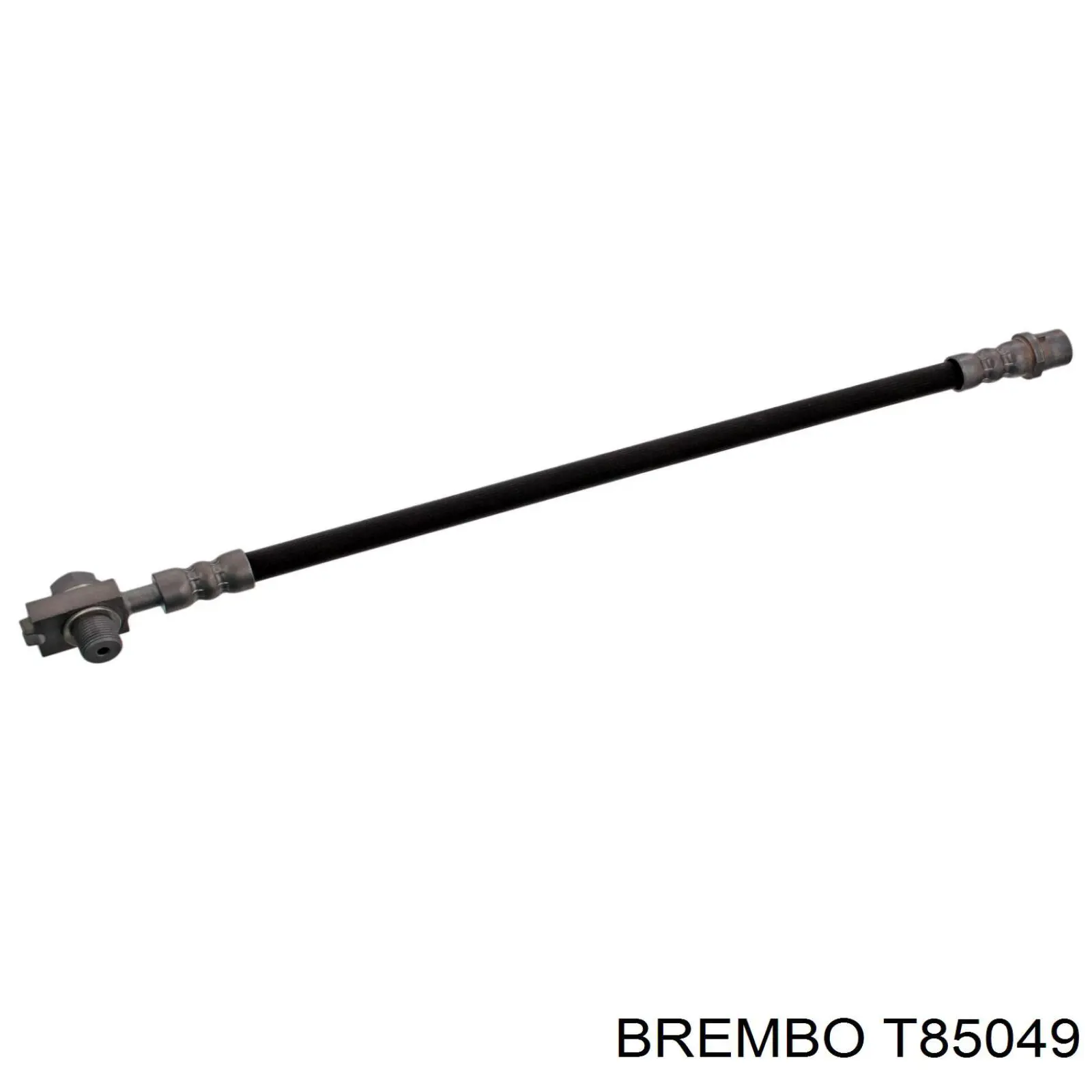 T85049 Brembo tubo flexible de frenos trasero