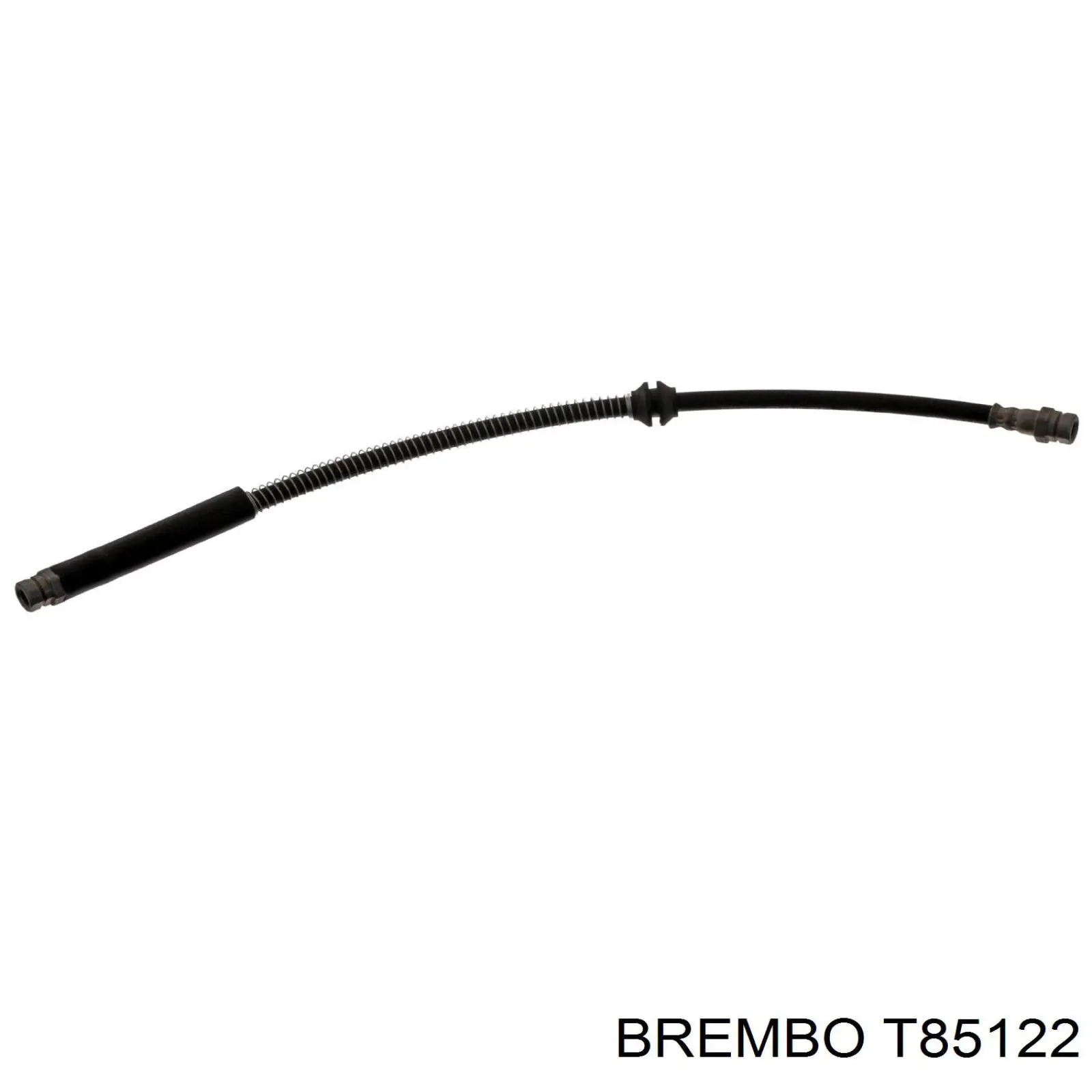 T85122 Brembo tubo flexible de frenos trasero