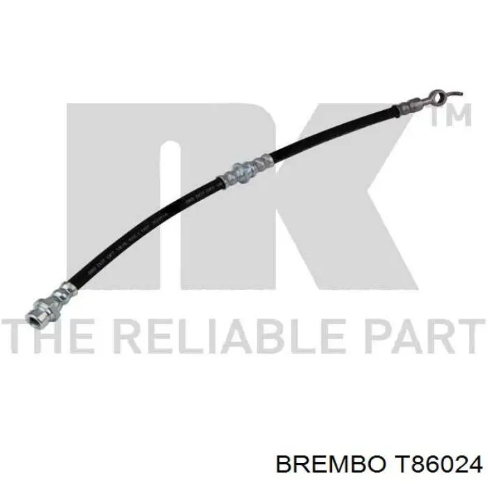 T 86 024 Brembo tubo flexible de frenos trasero