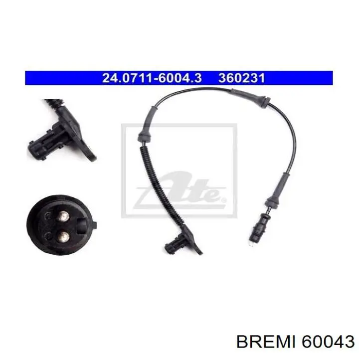 60043 Bremi sensor de posición del árbol de levas