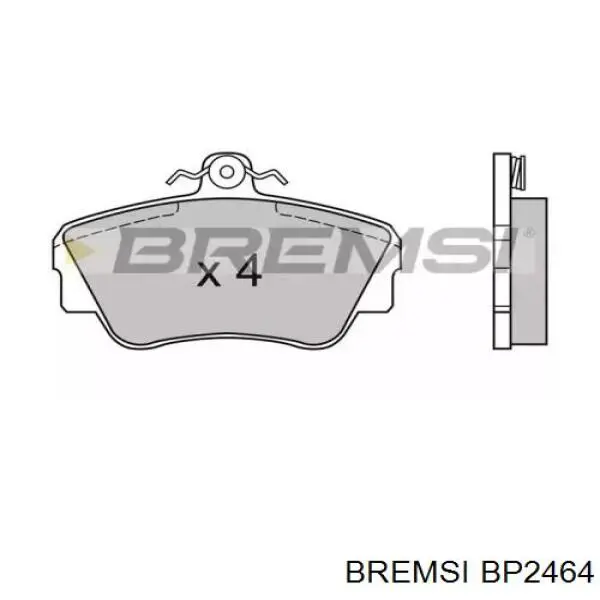 BP2464 Bremsi pastillas de freno delanteras