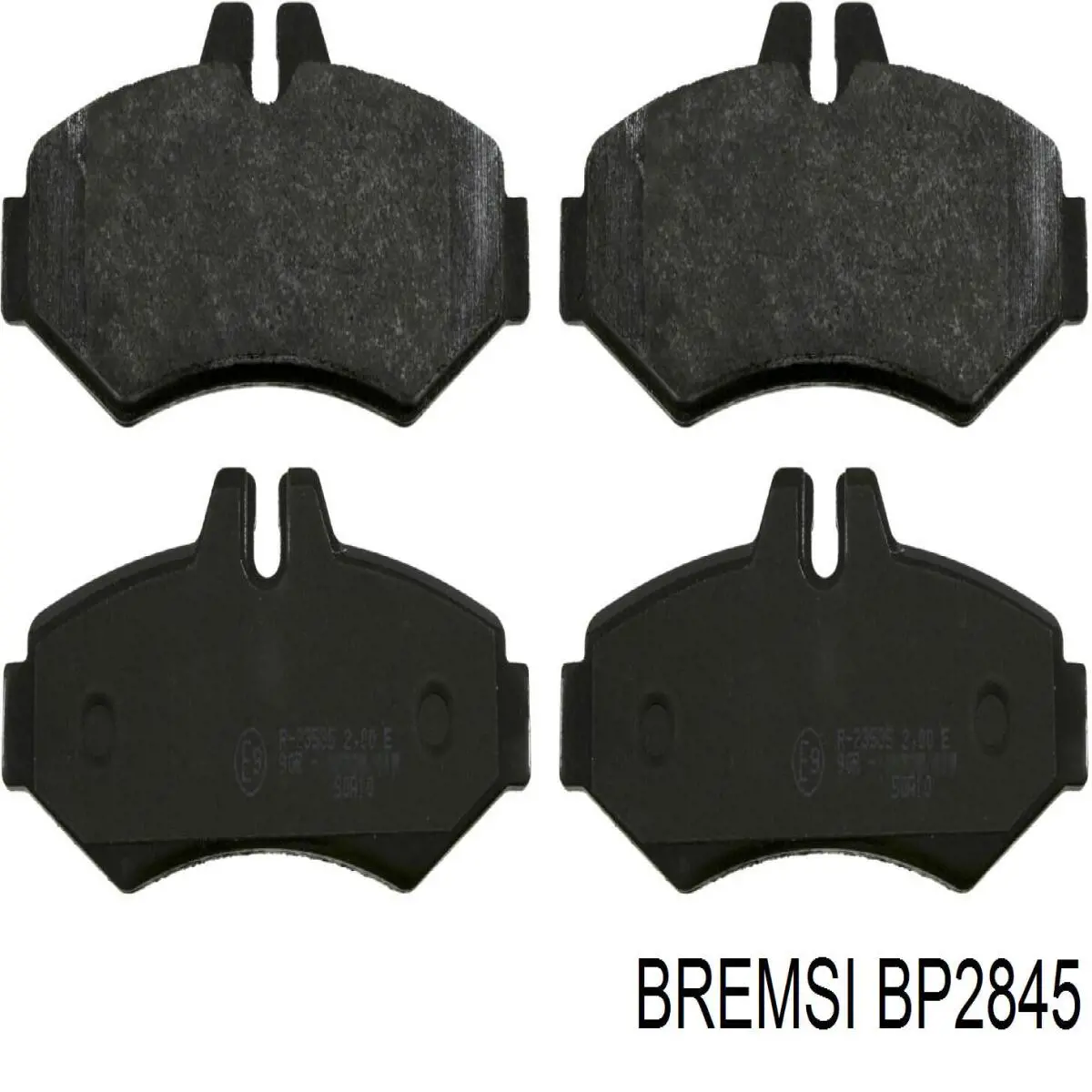 BP2845 Bremsi pastillas de freno traseras