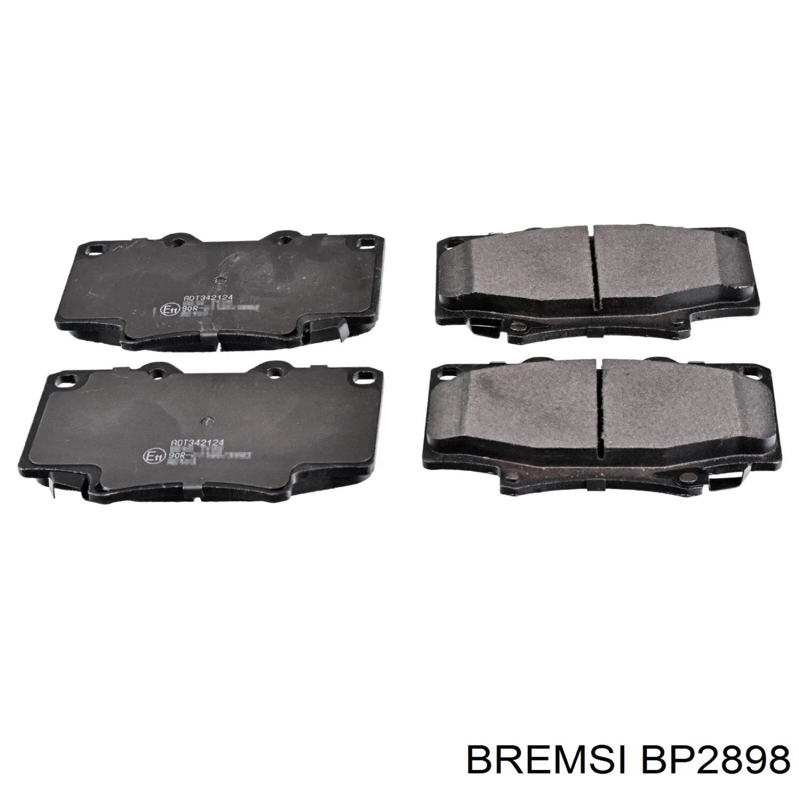 BP2898 Bremsi pastillas de freno delanteras