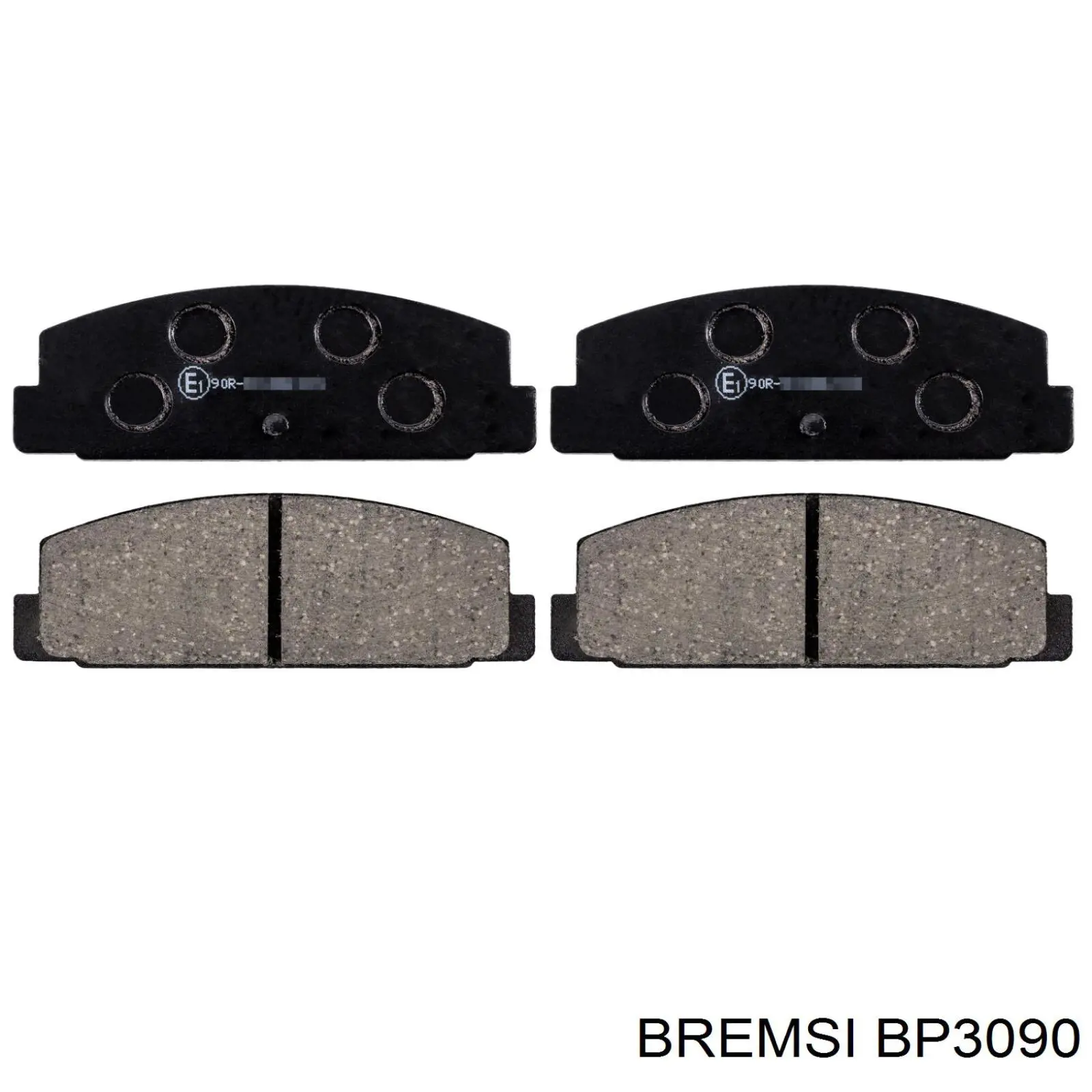 BP3090 Bremsi pastillas de freno traseras