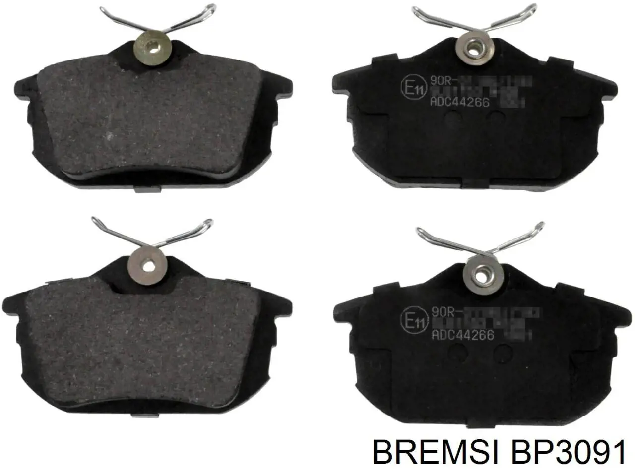 BP3091 Bremsi pastillas de freno traseras