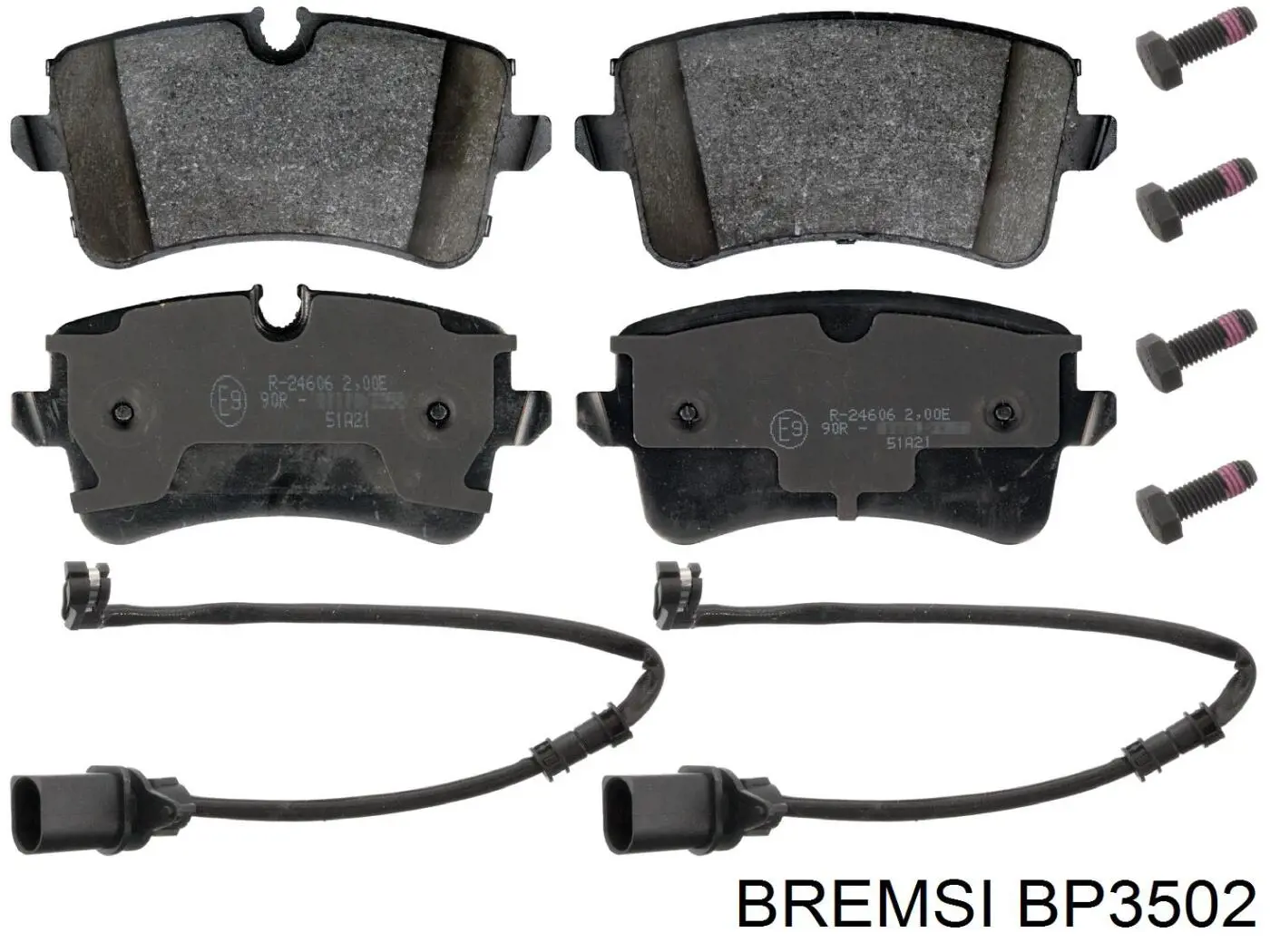 BP3502 Bremsi pastillas de freno traseras