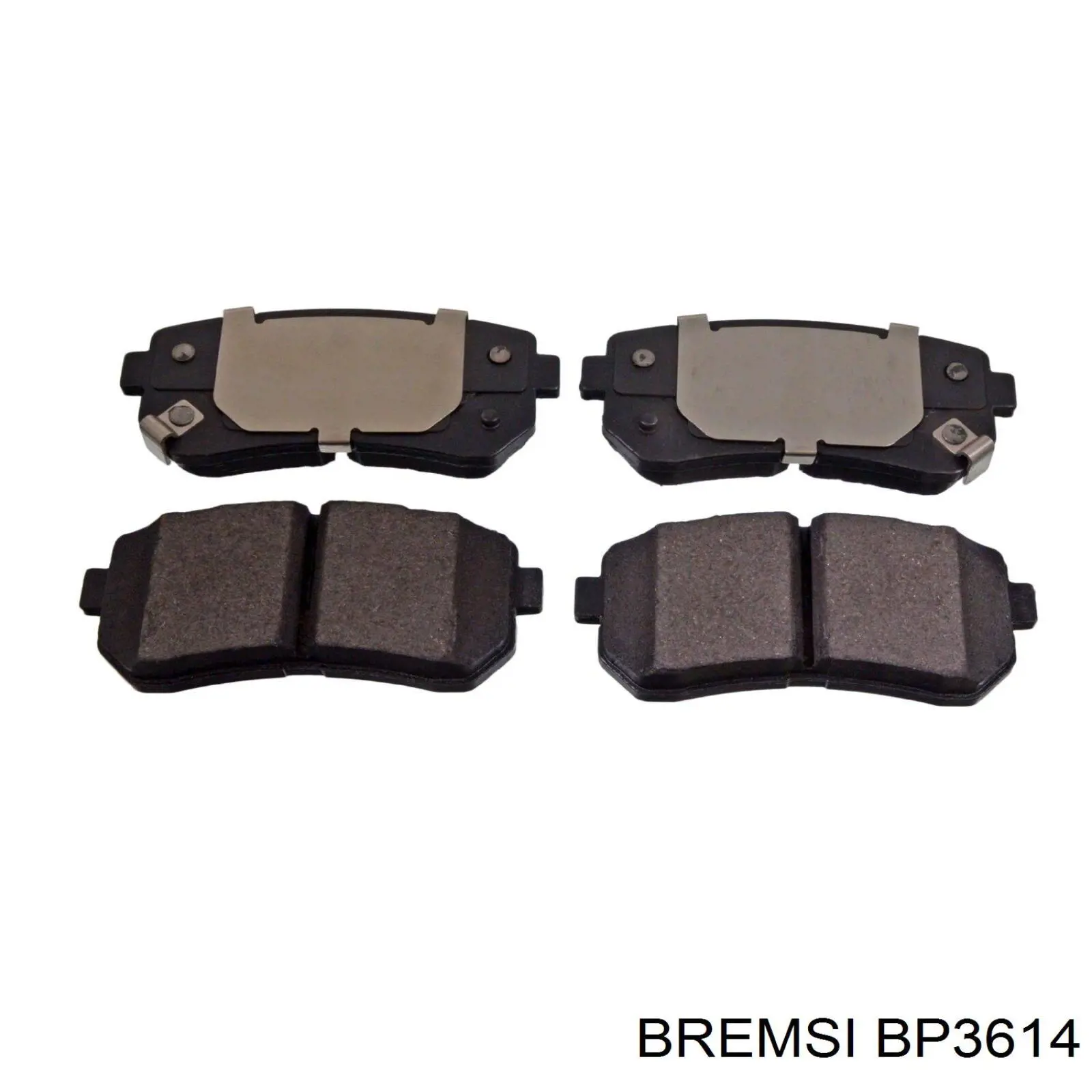 BP3614 Bremsi pastillas de freno traseras